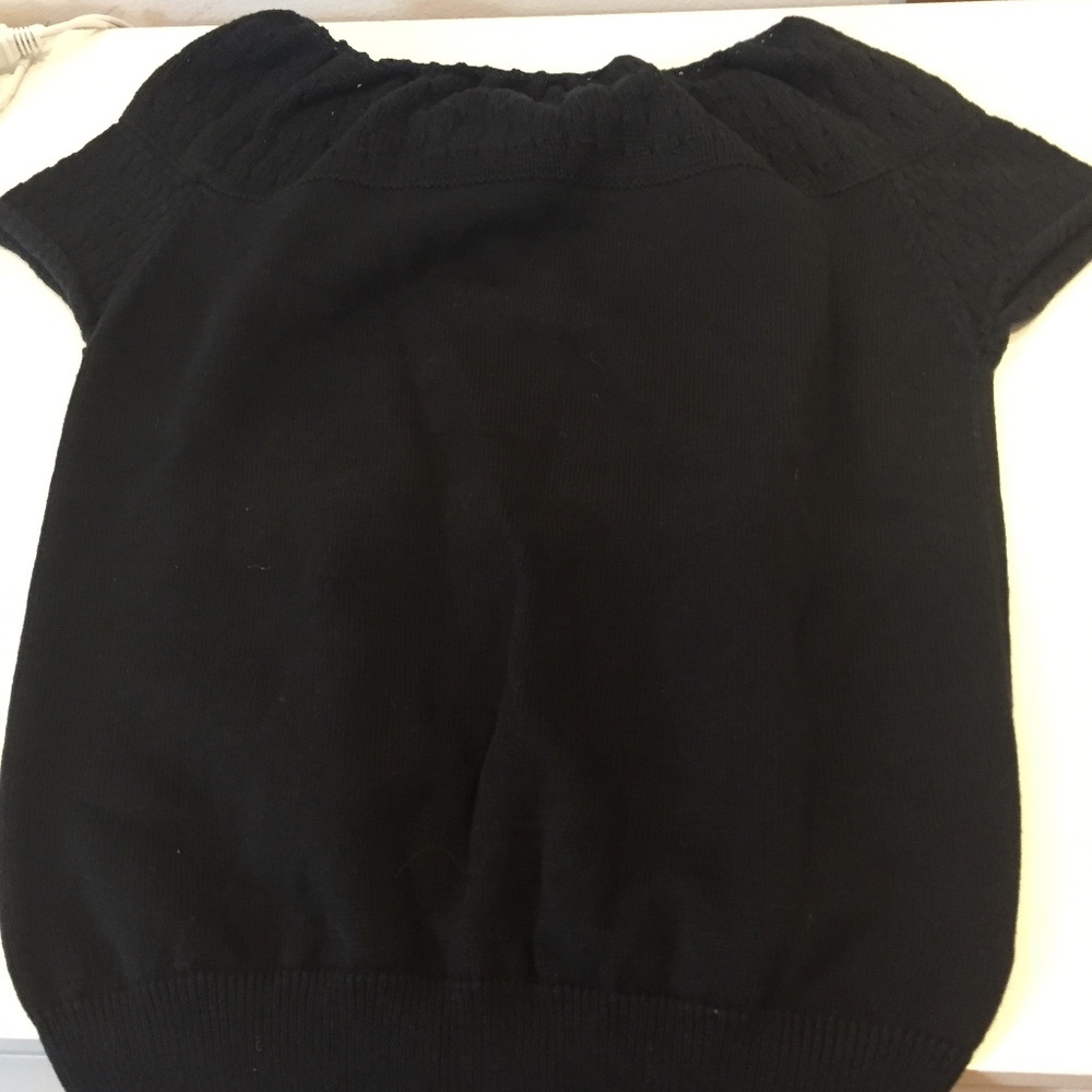 Black Knit Top